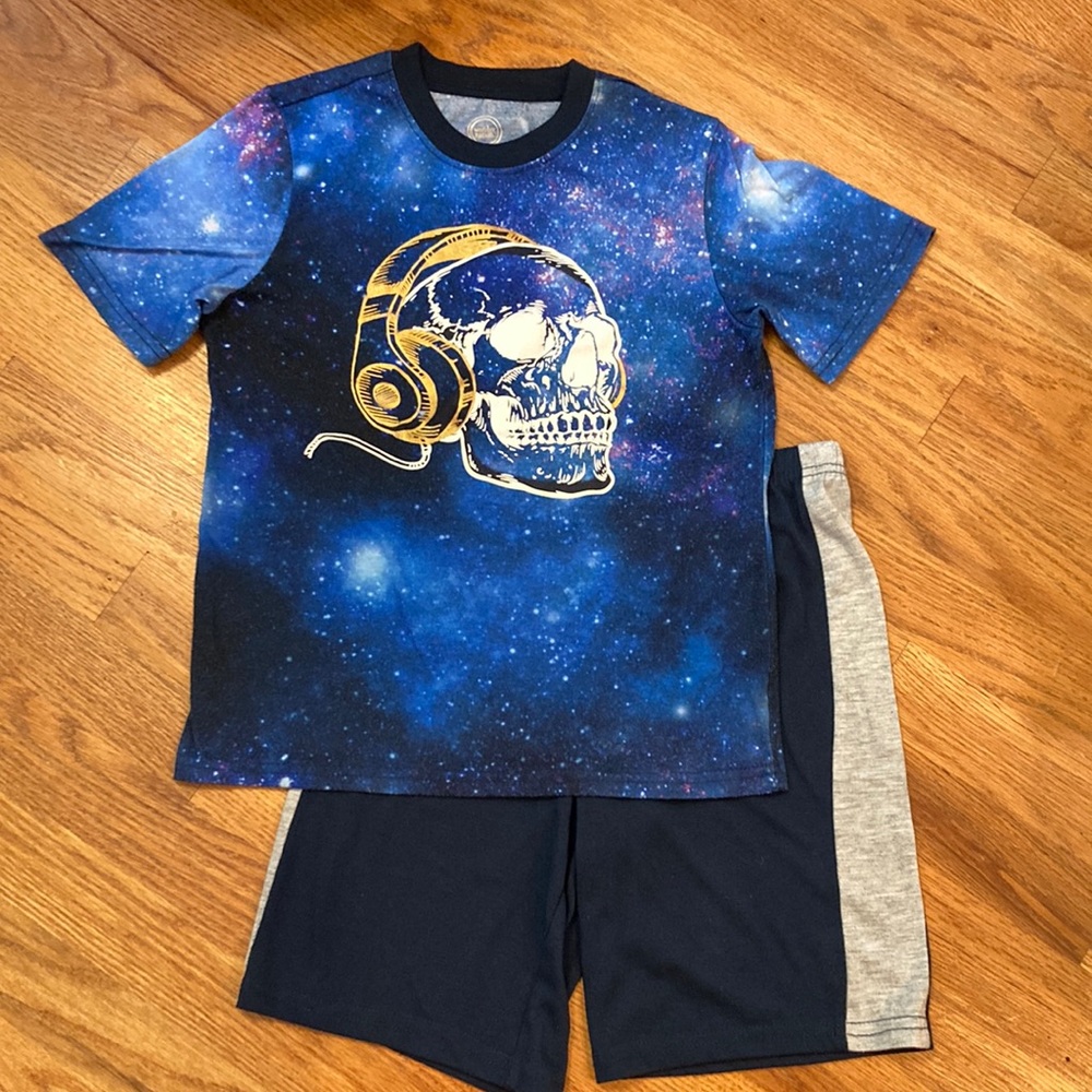 Skull Rock Space PJ Set.